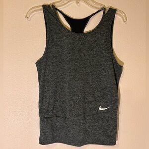 Nike Gray XS Tank Top with scoop back!
